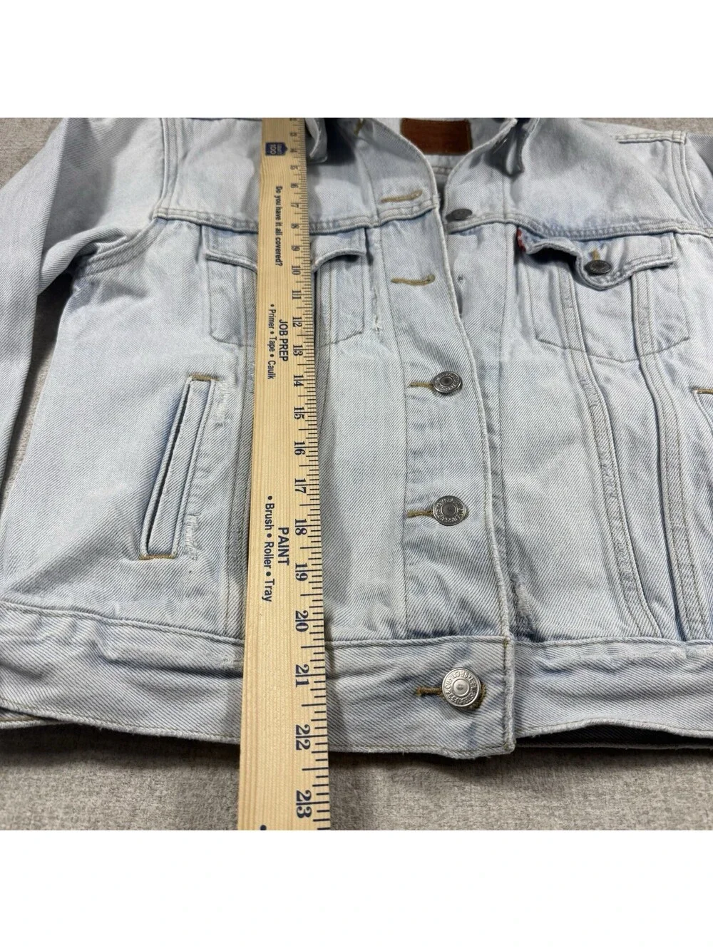 Levi’s Women’s Trucker Denim Jacket Size S Light Wash 100% Cotton Classic Blue